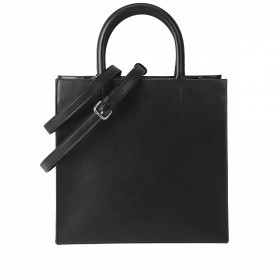 Handtasche Bente Paperbag Black Silver