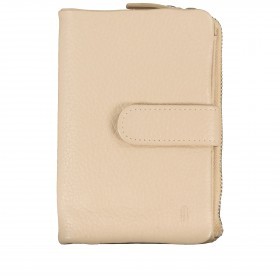 Geldbörse Print mit RFID-Schutz Beige