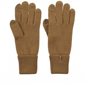 Handschuhe Soft Touch mit Bedienfunktion für Touch Screens Größe M Walnut