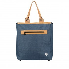 Fahrradtasche Shopper mit Gepäckträgerbefestigung Blau
