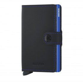 Geldbörse Miniwallet Matte Black Blue