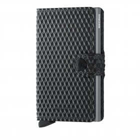 Geldbörse Miniwallet Cubic Black Titanium