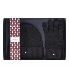 Mütze und Handschuhe Essential zweiteiliges Geschenkset Black