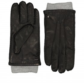 Handschuhe Metz für Herren mit Strickbündchen Größe 8,5 Black Grey