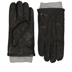 Handschuhe Metz für Herren mit Strickbündchen Größe 9,5 Black Grey