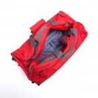Reisetasche Basics 55 cm Rot, Farbe: rot/weinrot, Marke: Travelite, Abmessungen in cm: 55x29x27, Bild 2 von 3