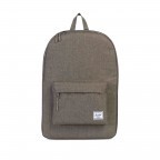 Rucksack Classic Volumen 21 Liter Canteen Crosshatch, Farbe: grün/oliv, Marke: Herschel, EAN: 0828432108961, Abmessungen in cm: 28x45x12, Bild 1 von 4