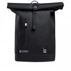 Rucksack Rolltop Lite Coral Gardeners mit Laptopfach 15 Zoll Black, Farbe: schwarz, Marke: Got Bag, EAN: 4260483882678, Abmessungen in cm: 30x42x15, Bild 1 von 7