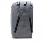 Reisetasche / Rucksack Outfitter Größe 50 Liter Raven Crosshatch, Farbe: schwarz, Marke: Herschel, EAN: 0828432246656, Abmessungen in cm: 57.9x32.5x29, Bild 4 von 5
