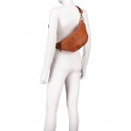 Gürteltasche Cognac, Farbe: cognac, Marke: Hausfelder Manufaktur, Abmessungen in cm: 35x18x9, Bild 5 von 6