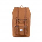 Rucksack Little America einfarbig Volumen 23 Liter Caramel Tan, Farbe: cognac, Marke: Herschel, EAN: 0828432082964, Abmessungen in cm: 28.56x49.9x17.78, Bild 1 von 4