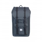 Rucksack Little America einfarbig Volumen 23 Liter Dark Shadow, Farbe: anthrazit, Marke: Herschel, EAN: 0828432082988, Abmessungen in cm: 28.56x49.9x17.78, Bild 1 von 4