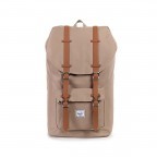 Rucksack Little America Volumen 23 Liter Brindle, Farbe: beige, Marke: Herschel, EAN: 0828432083008, Abmessungen in cm: 28x50x17, Bild 1 von 4