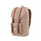 Rucksack Little America Volumen 23 Liter Brindle, Farbe: beige, Marke: Herschel, EAN: 0828432083008, Abmessungen in cm: 28x50x17, Bild 2 von 4