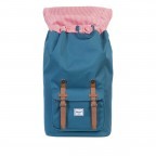 Rucksack Little America Volumen 23 Liter Indian Teal Tan, Farbe: blau/petrol, Marke: Herschel, EAN: 0828432100972, Abmessungen in cm: 28x50x17, Bild 3 von 4