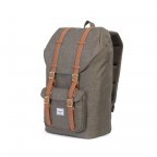 Rucksack Little America Volumen 23 Liter Canteen Crosshatch Tan, Farbe: grün/oliv, Marke: Herschel, EAN: 0828432109203, Abmessungen in cm: 28x50x17, Bild 2 von 6