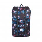 Rucksack Little America Rubber Straps Volumen 23 Liter Floral Blur Black Rubber, Farbe: bunt, Marke: Herschel, EAN: 0828432109234, Abmessungen in cm: 28x50x17, Bild 1 von 4