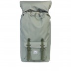 Rucksack Little America Rubber Straps Volumen 23 Liter Shadow Beetle Rubber, Farbe: grau, Marke: Herschel, EAN: 0828432127511, Abmessungen in cm: 28x50x17, Bild 3 von 4