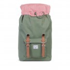 Rucksack Little America Medium Volumen 14 Liter Deep Lichen Green, Farbe: grün/oliv, Marke: Herschel, EAN: 0828432101504, Abmessungen in cm: 28x43x12, Bild 3 von 4