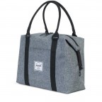 Shopper Strand Weekender Raven Crosshatch Black, Farbe: schwarz, anthrazit, Marke: Herschel, EAN: 0828432101627, Abmessungen in cm: 42x34x14, Bild 2 von 3