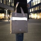 Shopper Totebag mit Laptopfach 16 Zoll Beige, Farbe: beige, Marke: OAK25, EAN: 4260759420016, Abmessungen in cm: 35x40x12, Bild 7 von 7