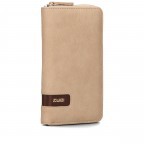 Geldbörse Mademoiselle Wallet MW2 Nubuk Sand, Farbe: beige, Marke: Zwei, EAN: 4250257925687, Abmessungen in cm: 19.5x10x3, Bild 1 von 5