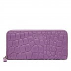 Geldbörse Waxy Kroko Gigi Wallet mit RFID-Schutz Digital Lavender, Farbe: flieder/lila, Marke: Liebeskind Berlin, EAN: 4099593008056, Abmessungen in cm: 19x9.5x2.5, Bild 1 von 4