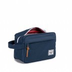 Kulturtasche Chapter Navy, Farbe: blau/petrol, Marke: Herschel, EAN: 0828432043804, Abmessungen in cm: 23x15x11, Bild 3 von 3