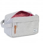 Kulturtasche Chapter Light Grey Crosshatch, Farbe: grau, Marke: Herschel, EAN: 0828432126781, Abmessungen in cm: 23x15x11, Bild 3 von 4