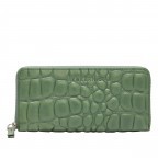 Geldbörse Waxy Kroko Gigi Wallet mit RFID-Schutz Palm Green, Farbe: grün/oliv, Marke: Liebeskind Berlin, EAN: 4099593008063, Abmessungen in cm: 19x9.5x2.5, Bild 1 von 4