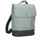 Rucksack Benno BE130 mit Laptopfach 13 Zoll Ocean, Farbe: grün/oliv, Marke: Zwei, EAN: 4250257931862, Abmessungen in cm: 28x35x11, Bild 1 von 6