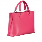 Handtasche Fuchsia, Farbe: rosa/pink, Marke: Hausfelder Manufaktur, EAN: 4065646012653, Abmessungen in cm: 35x26x11, Bild 2 von 7