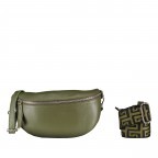 Gürteltasche Silberbeschlag Oliv, Farbe: grün/oliv, Marke: Hausfelder Manufaktur, EAN: 4065646012851, Abmessungen in cm: 27x15x8, Bild 1 von 7