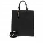 Handtasche Paper Bag Tote M Stud Ani Black, Farbe: schwarz, Marke: Liebeskind Berlin, EAN: 4099593009480, Abmessungen in cm: 34x29x15, Bild 1 von 5