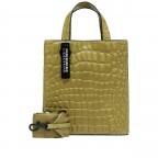 Tasche Paper Bag Tote Bag S Waxy Kroko Matcha, Farbe: grün/oliv, Marke: Liebeskind Berlin, EAN: 4099593007103, Abmessungen in cm: 23x25x11.5, Bild 1 von 4