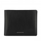 Geldbörse Langley 070 mit RFID-Schutz Schwarz, Farbe: schwarz, Marke: Flanigan, EAN: 4066727001801, Abmessungen in cm: 11.5x9x1.3, Bild 1 von 4