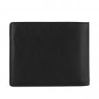 Geldbörse Langley 073 mit RFID-Schutz Schwarz, Farbe: schwarz, Marke: Flanigan, EAN: 4066727001832, Abmessungen in cm: 12x9.5x1.5, Bild 3 von 4