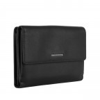 Geldbörse Langley 078 mit RFID-Schutz Schwarz, Farbe: schwarz, Marke: Flanigan, EAN: 4066727001887, Abmessungen in cm: 13.3x9.6x2.5, Bild 2 von 5