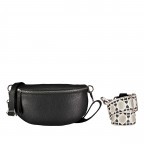 Gürteltasche Silberbeschlag Schwarz, Farbe: schwarz, Marke: Hausfelder Manufaktur, EAN: 4065646013018, Abmessungen in cm: 27x15x8, Bild 1 von 6