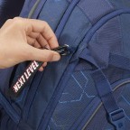 Rucksack Mate 30 Liter Blue Motion, Farbe: blau/petrol, Marke: Coocazoo, EAN: 4047443468901, Abmessungen in cm: 30x44x23, Bild 6 von 9