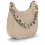 Beuteltasche Chain Reaction Harper Chain Soft Grainy Light Beige, Farbe: beige, Marke: Les Visionnaires, EAN: 4262371045417, Abmessungen in cm: 28x22x8.5, Bild 2 von 4