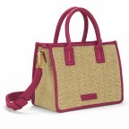 Handtasche Canvas Lena Hot Pink, Farbe: rosa/pink, Marke: Les Visionnaires, EAN: 4262371042911, Abmessungen in cm: 28x34x15, Bild 2 von 4