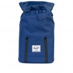 Rucksack Retreat Rubber Straps Volumen 18 Liter Eclipse Crosshatch Black Rubber, Farbe: blau/petrol, Marke: Herschel, EAN: 0828432123056, Abmessungen in cm: 34x46x12, Bild 3 von 5