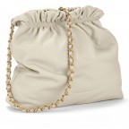 Beuteltasche Soft Volume Louanne Silky Leather Off White, Farbe: weiß, Marke: Les Visionnaires, EAN: 4262371043857, Abmessungen in cm: 36x37x7, Bild 2 von 4