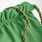 Beuteltasche Soft Volume Louanne Silky Leather Emerald Green, Farbe: grün/oliv, Marke: Les Visionnaires, EAN: 4262371043895, Abmessungen in cm: 36x37x7, Bild 4 von 4