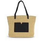 Tasche Canvas Nea Black Cream, Farbe: schwarz, Marke: Les Visionnaires, EAN: 4262371046704, Abmessungen in cm: 50x30x25, Bild 1 von 4