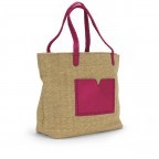 Tasche Canvas Nea Hot Pink, Farbe: rosa/pink, Marke: Les Visionnaires, EAN: 4262371044687, Abmessungen in cm: 50x30x25, Bild 2 von 4