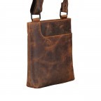 Umhängetasche Huntsville Hilko Natur, Farbe: cognac, Marke: Hausfelder Manufaktur, EAN: 4065646012455, Abmessungen in cm: 22x23x5, Bild 2 von 6