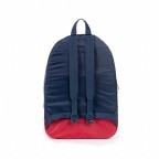 Rucksack Packable Daypack Navy Red, Farbe: blau/petrol, Marke: Herschel, EAN: 0828432012114, Abmessungen in cm: 32x45x14, Bild 3 von 4