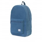 Rucksack Cotton Canvas Volumen 24,5 Liter Navy, Farbe: blau/petrol, Marke: Herschel, EAN: 0828432091409, Abmessungen in cm: 30x47x15, Bild 2 von 4